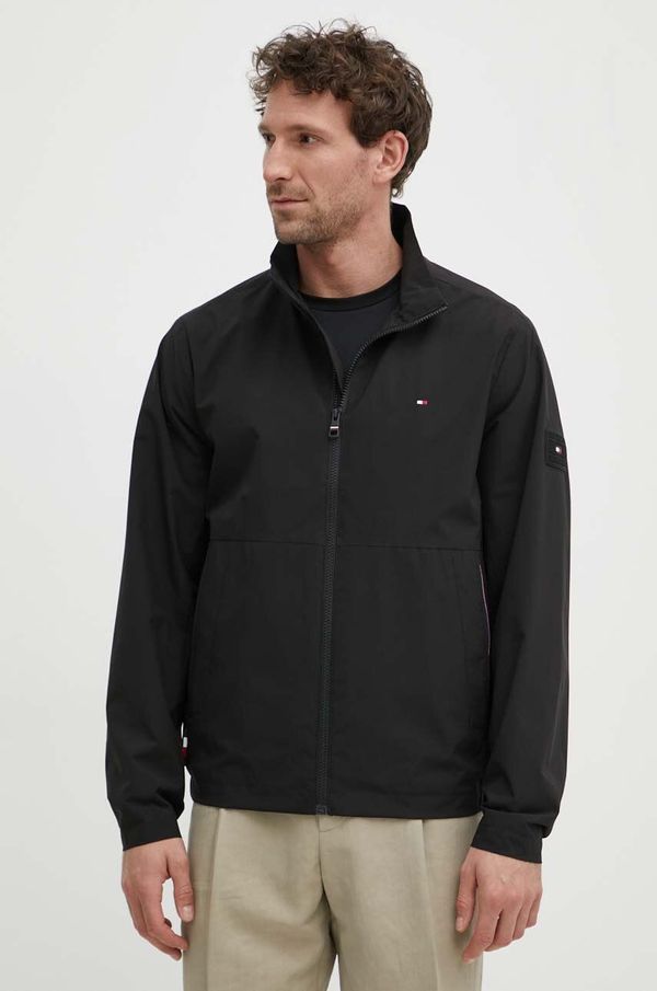 Tommy Hilfiger Jakna Tommy Hilfiger moška, črna barva, MW0MW34470
