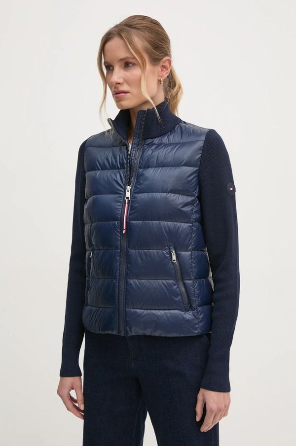 Tommy Hilfiger Jakna Tommy Hilfiger ženska, mornarsko modra barva, WW0WW43771
