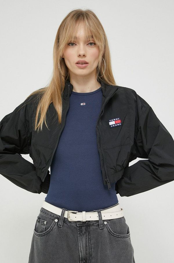 Tommy Jeans Jakna Tommy Jeans ženska, črna barva