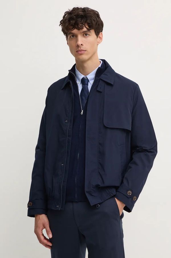 United Colors of Benetton Jakna United Colors of Benetton moška, mornarsko modra barva, 2Y38UN05A