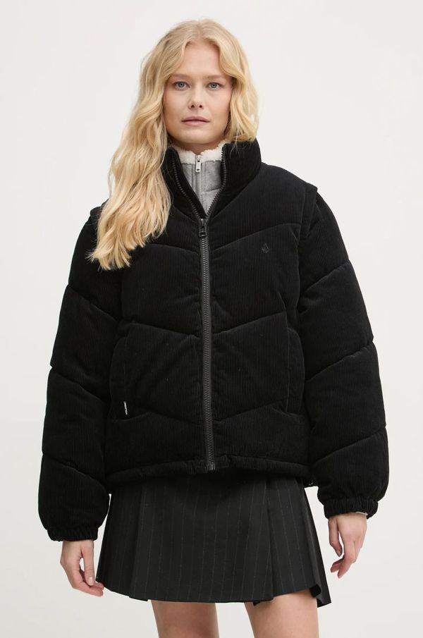 Volcom Jakna Volcom ženska, črna barva, B1732300