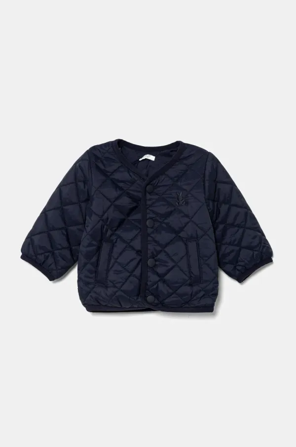 United Colors of Benetton Jakna za dojenčka United Colors of Benetton mornarsko modra barva, 2MJAAN00V