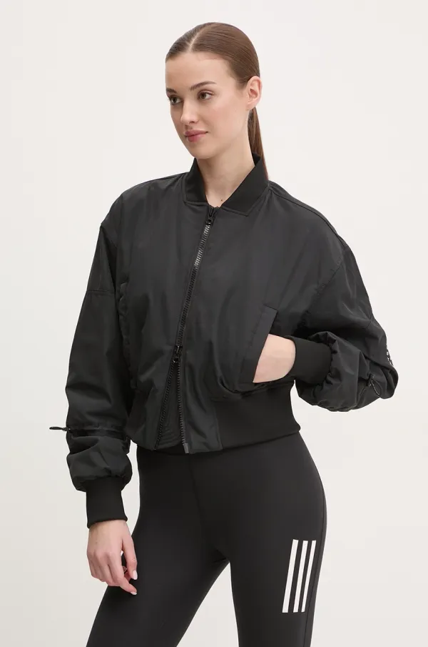 adidas by Stella McCartney Jakna za vadbo adidas by Stella McCartney črna barva, JF6030