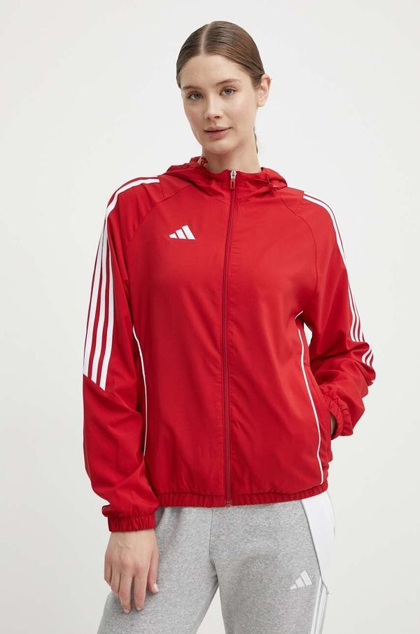 adidas Performance Jakna za vadbo adidas Performance Tiro 24 rdeča barva, IM8803