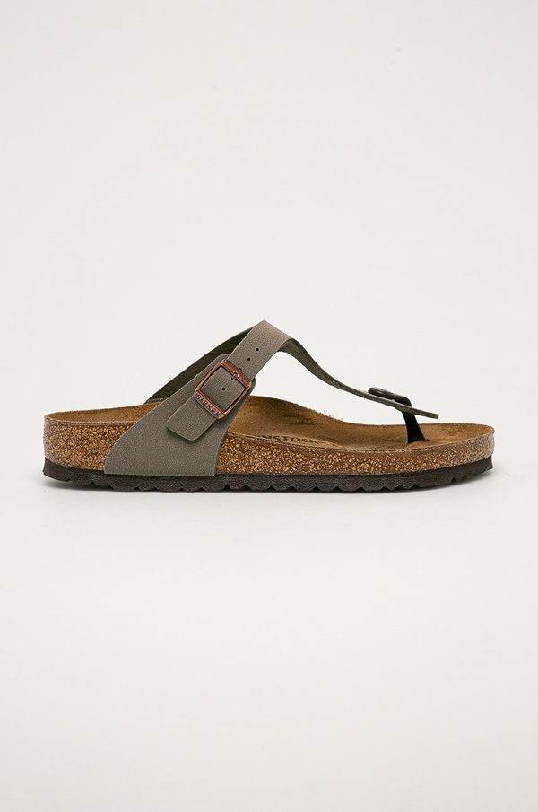 Birkenstock Japonke Birkenstock Gizeh siva barva, 43391