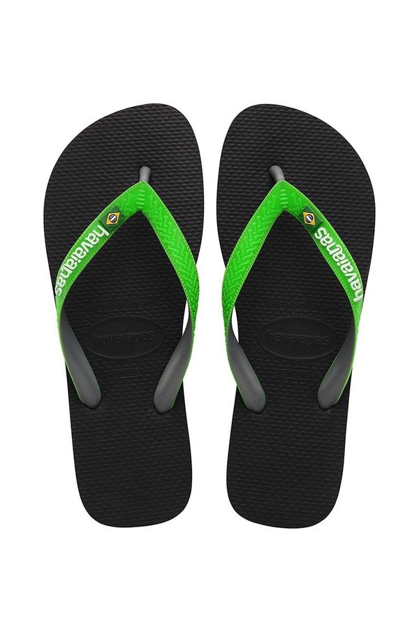 Havaianas Japonke Havaianas BRASIL MIX moške, zelena barva, 4123206.8075