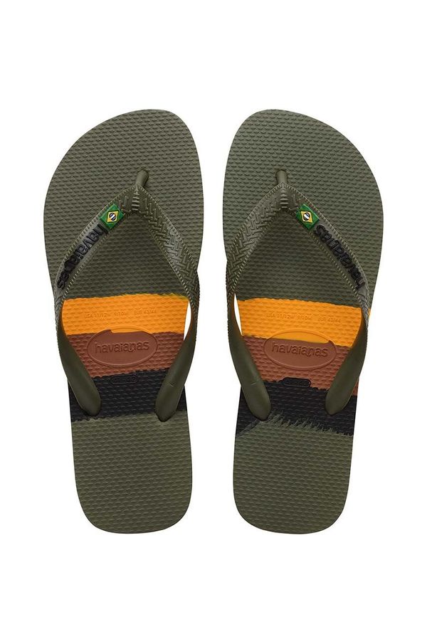 Havaianas Japonke Havaianas BRASIL TECH zelena barva, 4147239.0869