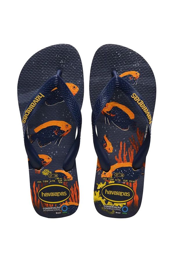 Havaianas Japonke Havaianas CONSERVATION INTERNATIONAL POP mornarsko modra barva, 4119507-1740