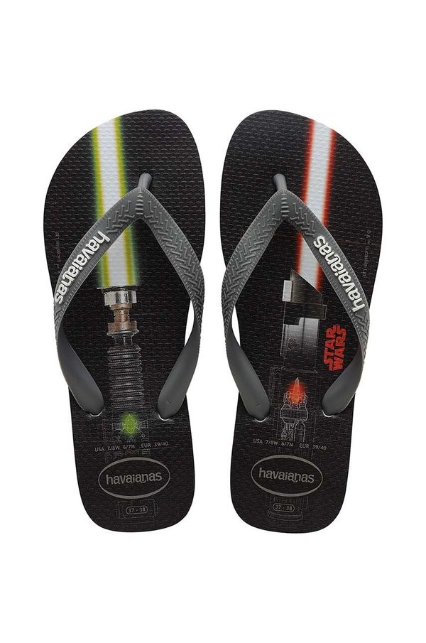 Havaianas Japonke Havaianas STAR WARS moške, črna barva, 4135185.3498