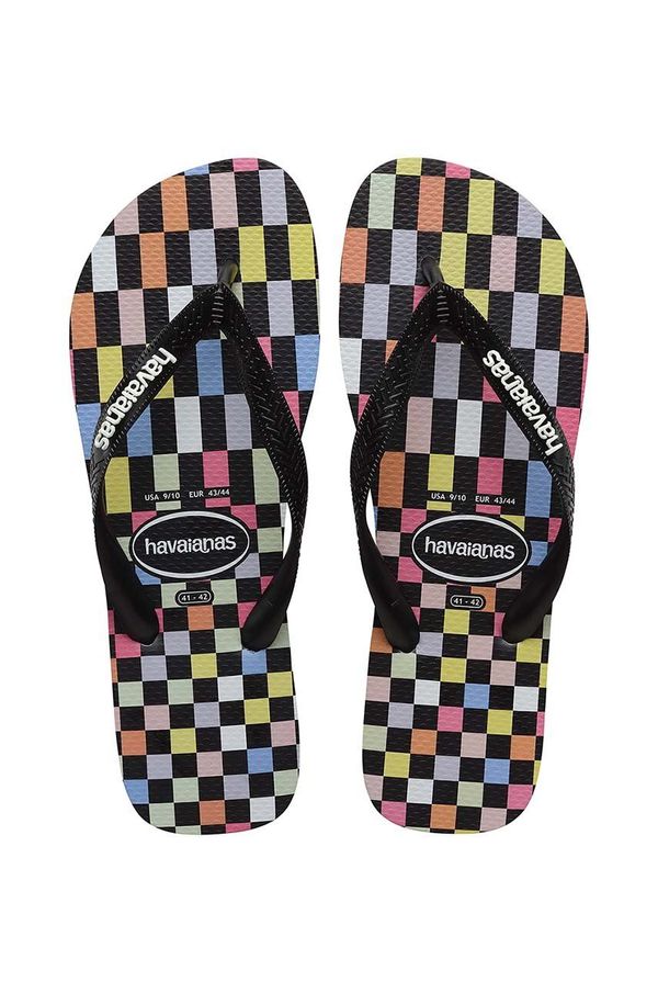 Havaianas Japonke Havaianas TOP CHECK črna barva, 4148764.4366