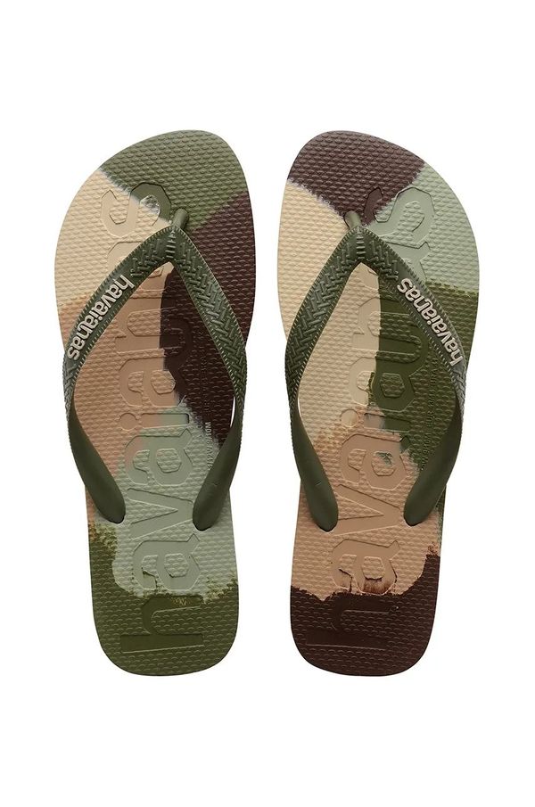 Havaianas Japonke Havaianas TOP LOGOMANIA COLORS II moške, zelena barva, 4147526-0869