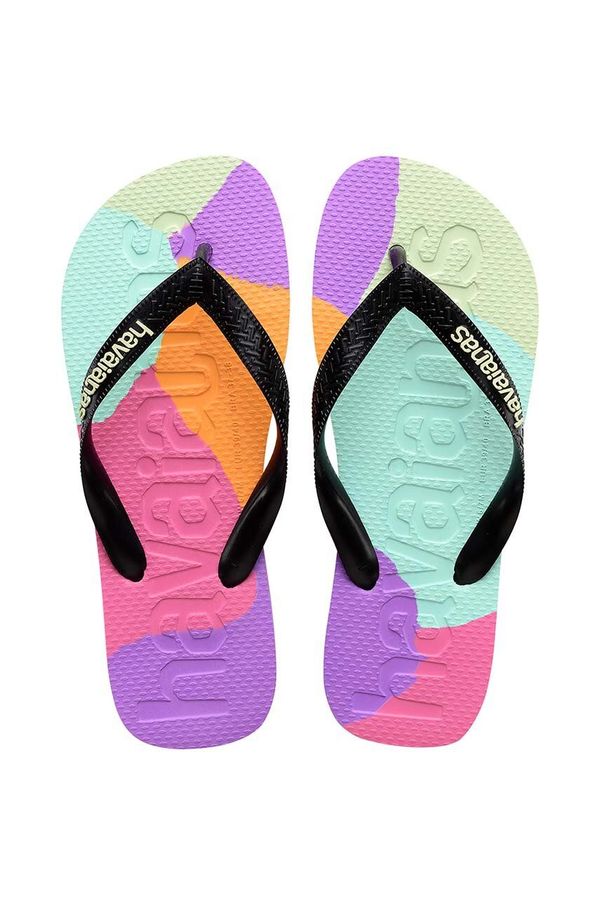 Havaianas Japonke Havaianas TOP LOGOMANIA črna barva, 4147526.0090