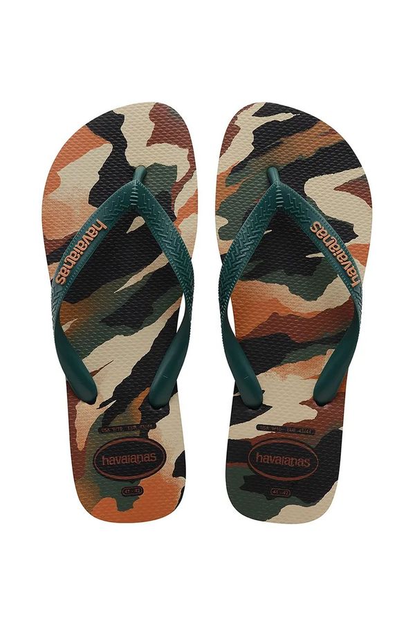 Havaianas Japonke Havaianas TOP moške, zelena barva, 4141398-6134