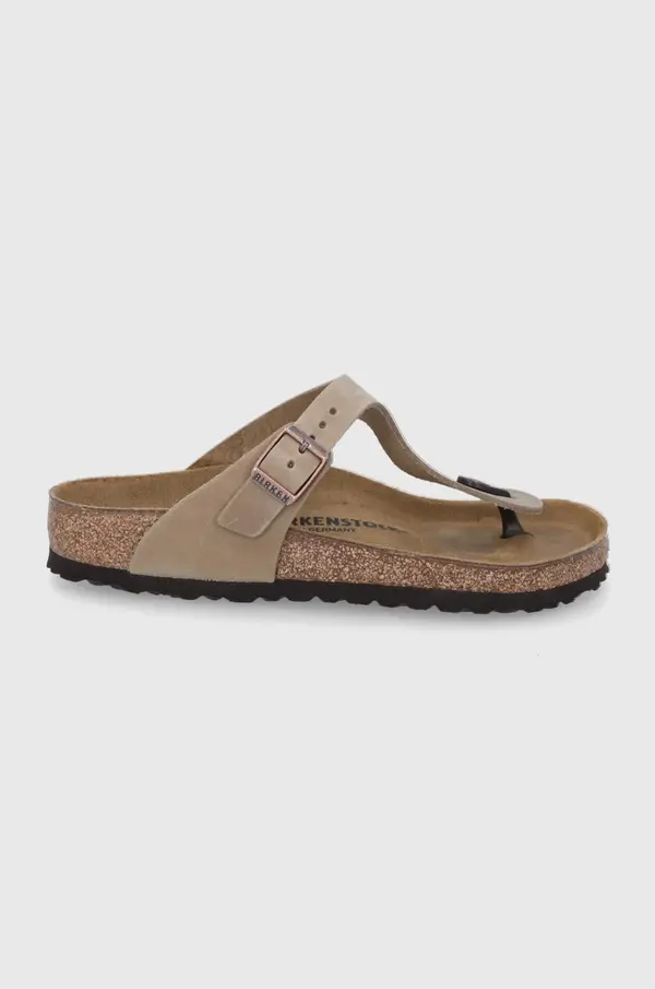 Birkenstock Japonke iz nubuka Birkenstock Gizeh
