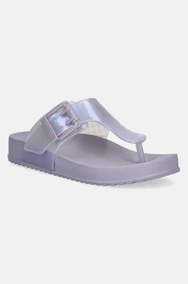 Melissa Japonke Melissa MELISSA COZY FLIP FLOP AD ženske, vijolična barva, M 35933.BC915