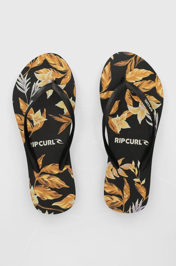 Rip Curl Japonke Rip Curl La Isla Bloom ženske, črna barva