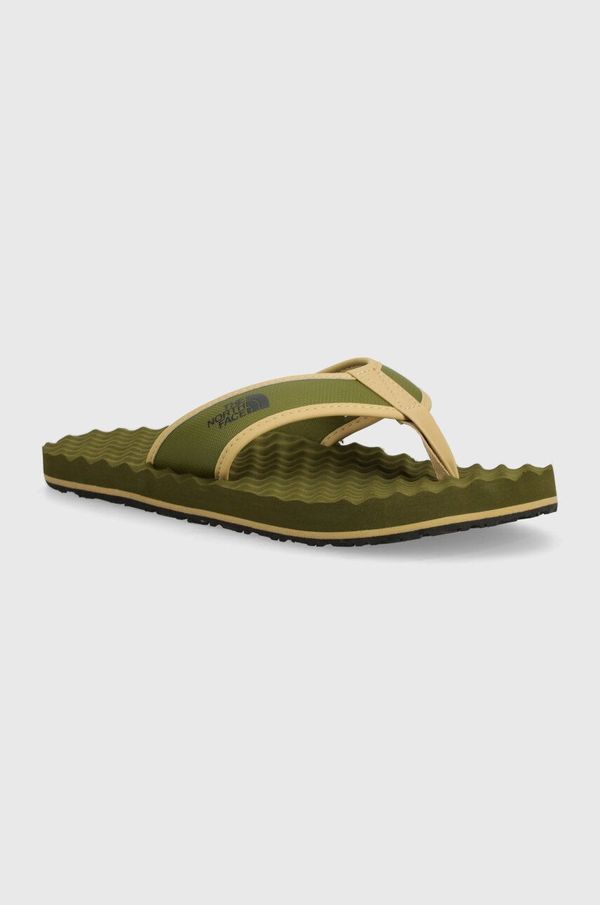 The North Face Japonke The North Face BASE CAMP FLIP-FLOP II moške, zelena barva, NF0A47AA3I01