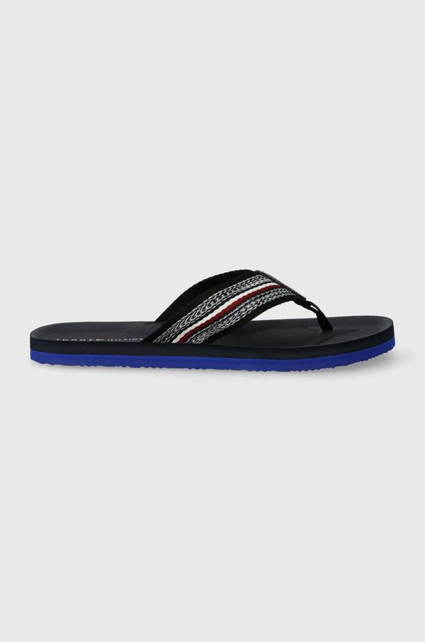 Tommy Hilfiger Japonke Tommy Hilfiger COMFORT HILFIGER BEACH SANDAL moške, mornarsko modra barva, FM0FM04910