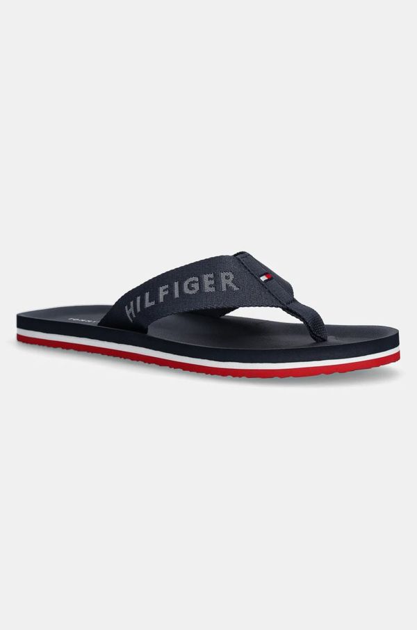 Tommy Hilfiger Japonke Tommy Hilfiger COMFORT HILFIGER BEACH SANDAL moške, mornarsko modra barva, FM0FM05341