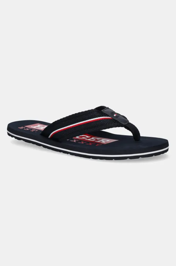 Tommy Hilfiger Japonke Tommy Hilfiger CORPORATE HILFIGER BEACH SANDAL moške, mornarsko modra barva, FM0FM05436