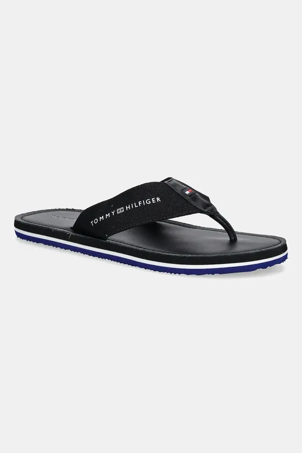 Tommy Hilfiger Japonke Tommy Hilfiger HILFIGER LEATHER BEACH SANDAL