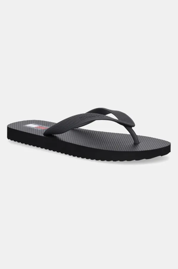 Tommy Jeans Japonke Tommy Jeans BEACH SANDAL moške, črna barva, EM0EM01560