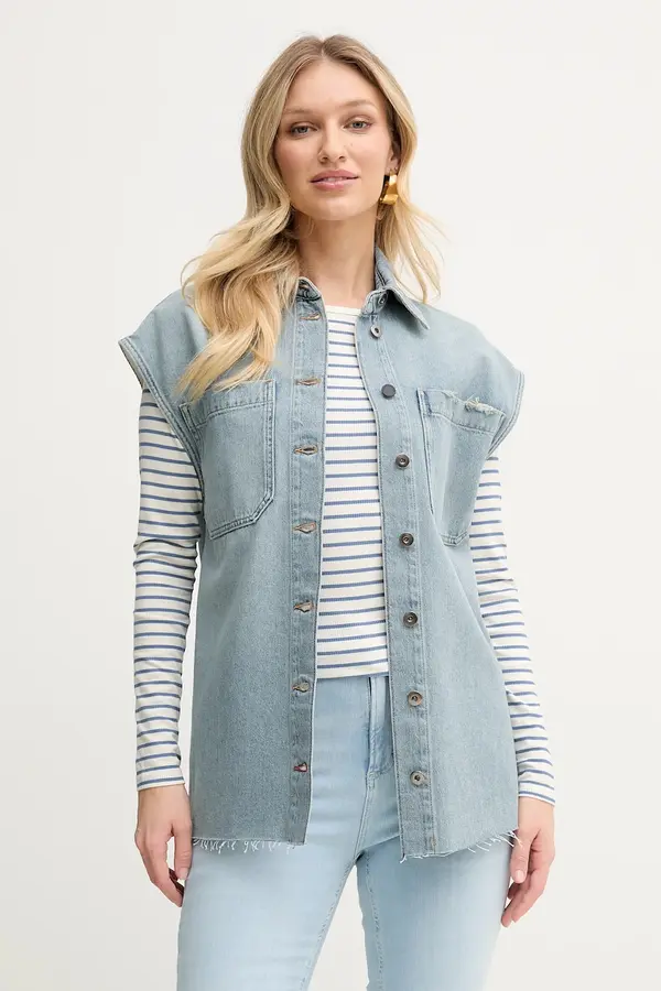 Liviana Conti Jeans brezrokavnik Liviana Conti