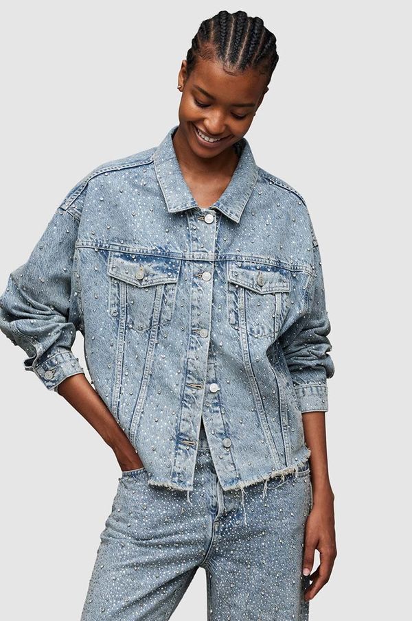AllSaints Jeans jakna AllSaints PIPER CRYSTAL ženska