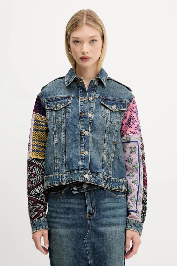Desigual Jeans jakna Desigual ETNIC