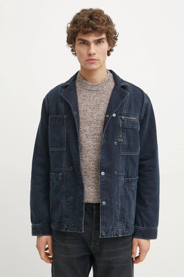 G-Star Raw Jeans jakna G-Star Raw moška, mornarsko modra barva, D25263-D489