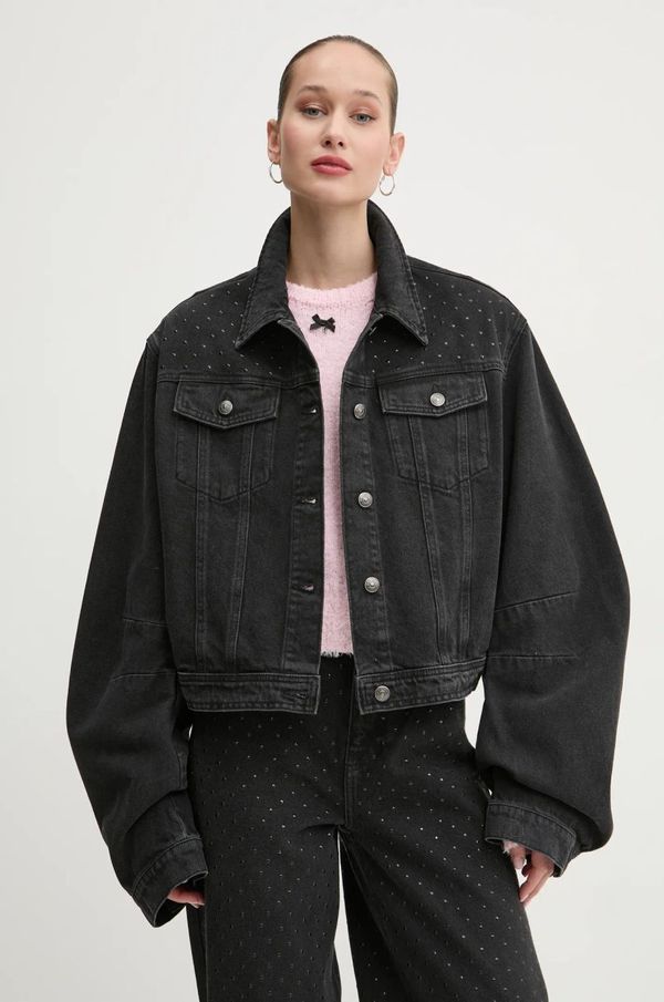 Rotate Jeans jakna Rotate ženska, siva barva, 1136122998