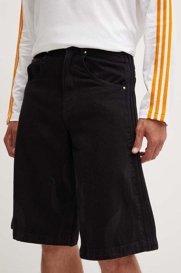 adidas Originals Jeans kratke hlače adidas Originals moške, črna barva, IS0217