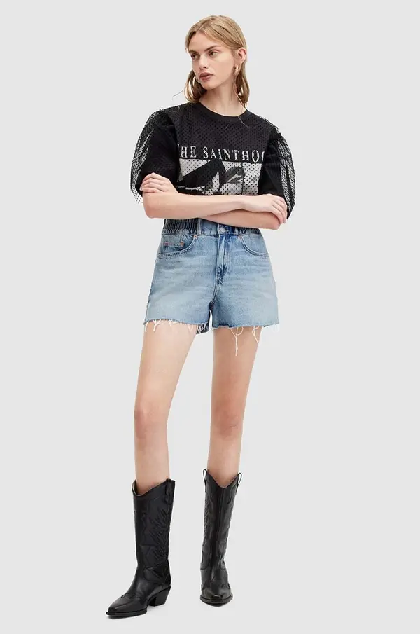 AllSaints Jeans kratke hlače AllSaints HAILEY DENIM SHORT