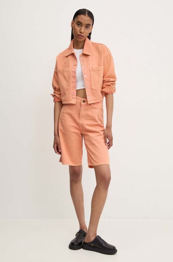 Answear Lab Jeans kratke hlače Answear Lab ženski, oranžna barva