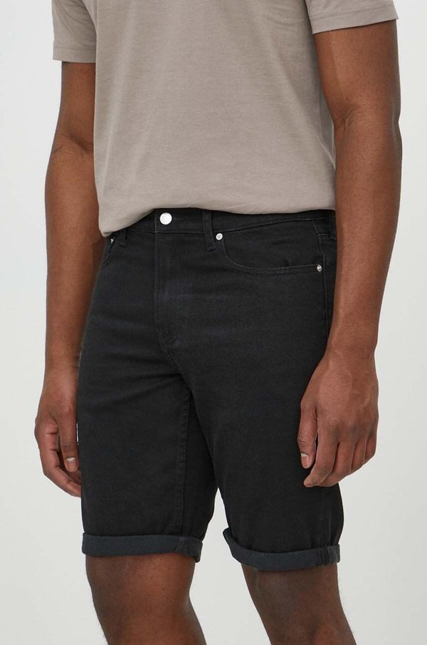 Calvin Klein Jeans Jeans kratke hlače Calvin Klein Jeans moški, črna barva