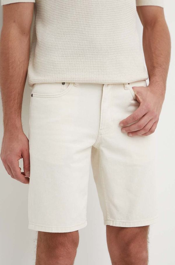 Calvin Klein Jeans kratke hlače Calvin Klein moške, bež barva, K10K112942