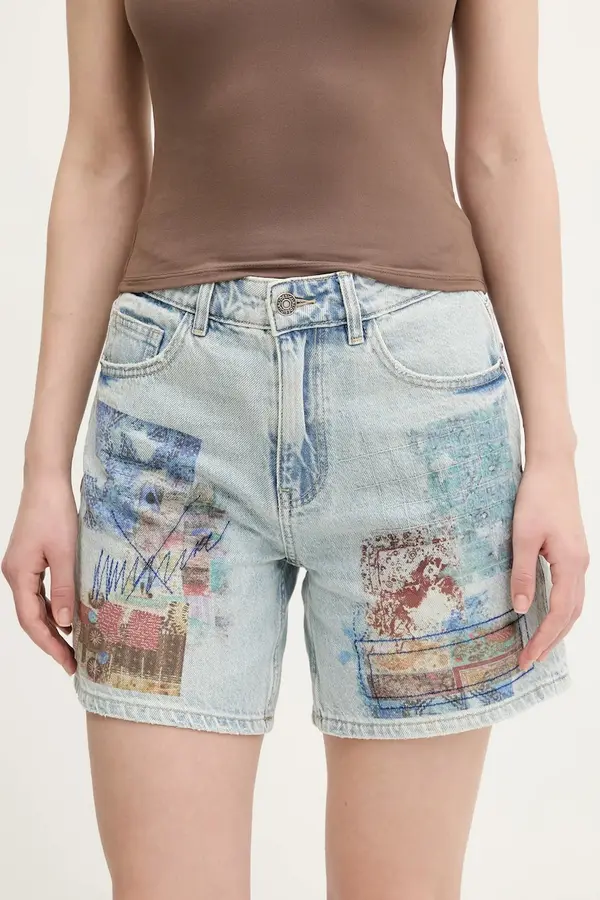Desigual Jeans kratke hlače Desigual INIDAN