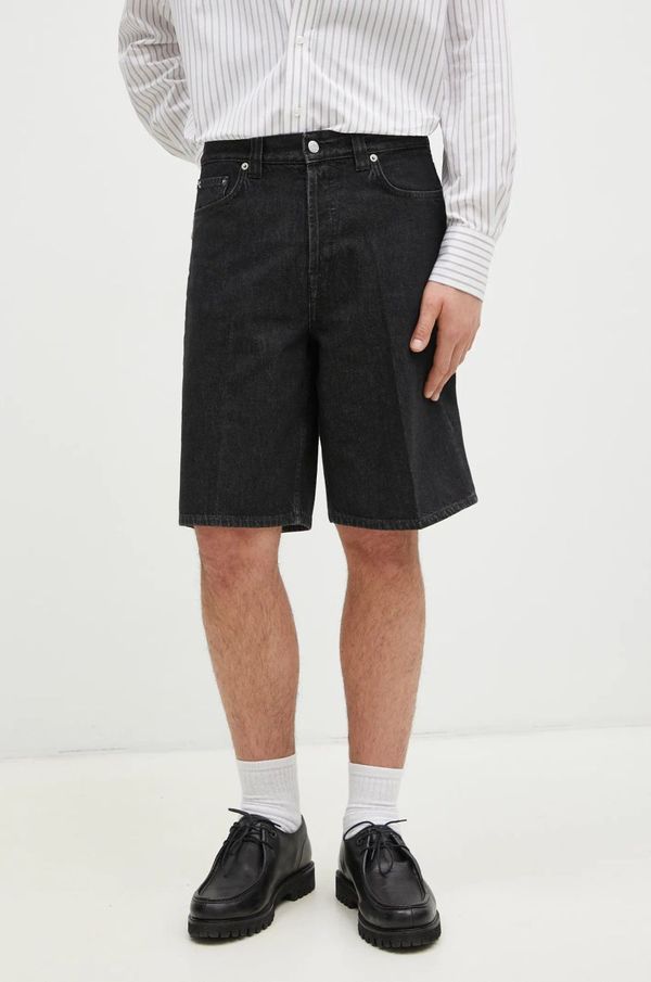 Filippa K Jeans kratke hlače Filippa K moške, črna barva, 31381
