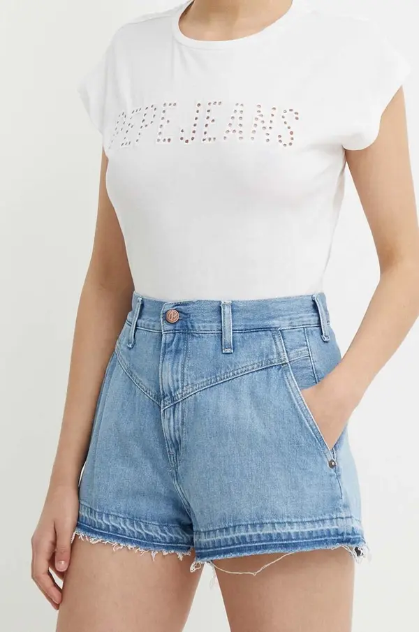 Pepe Jeans Jeans kratke hlače Pepe Jeans A-LINE SHORT UHW SKY