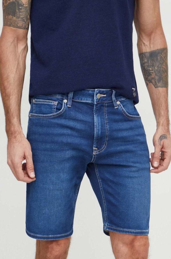 Pepe Jeans Jeans kratke hlače Pepe Jeans moški, mornarsko modra barva