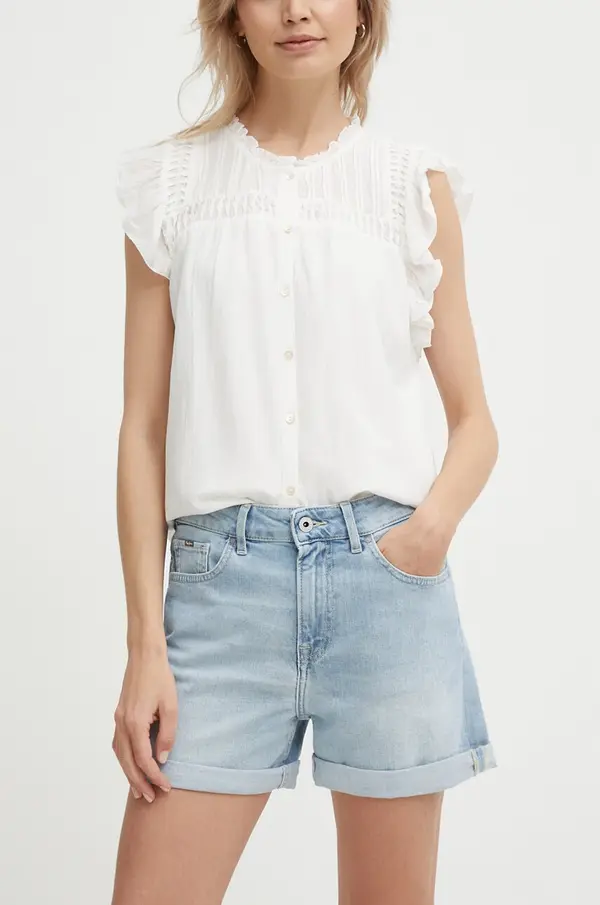 Pepe Jeans Jeans kratke hlače Pepe Jeans SKINNY SHORT HW