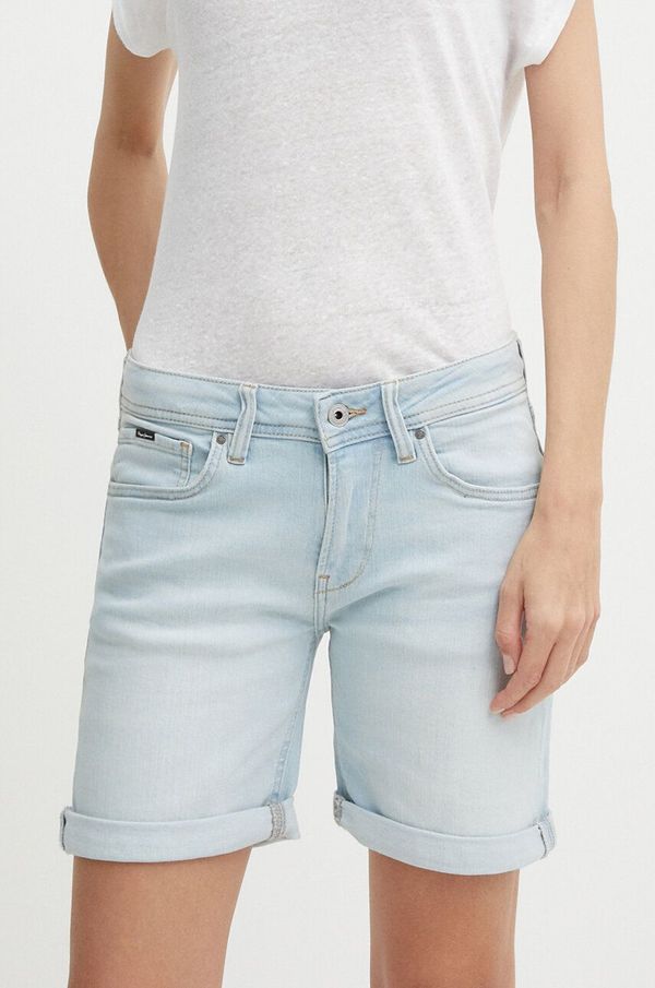 Pepe Jeans Jeans kratke hlače Pepe Jeans SLIM SHORT MW ženske, PL801120RH6