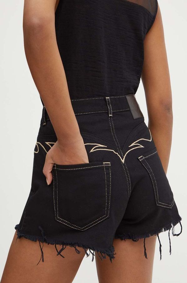 Pinko Jeans kratke hlače Pinko ženske, črna barva, 103627 A1VD
