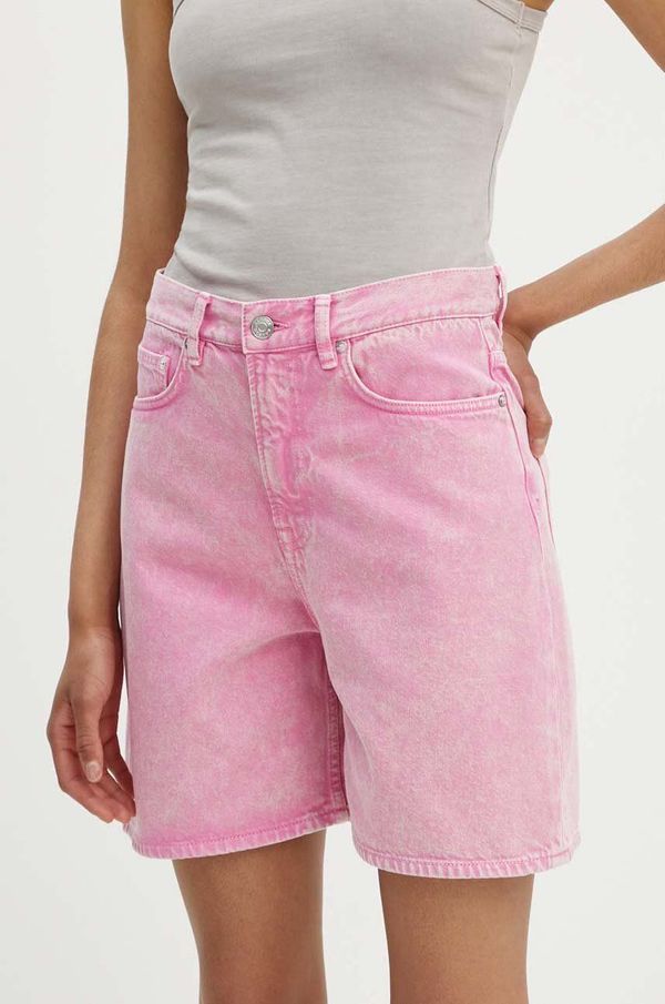 Samsoe Samsoe Jeans kratke hlače Samsoe Samsoe ženski, vijolična barva