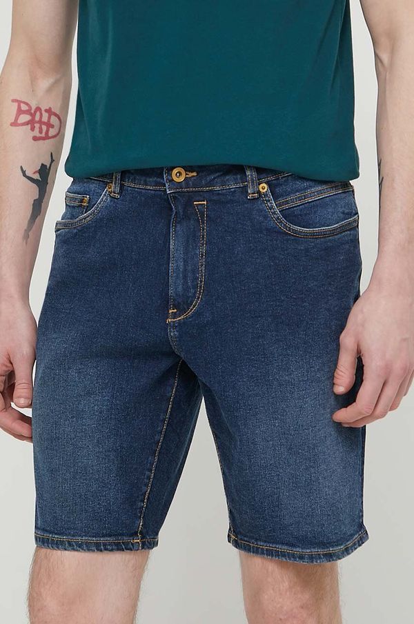 Solid Jeans kratke hlače Solid moški, mornarsko modra barva