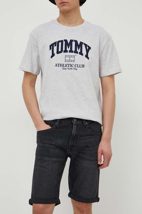 Tommy Jeans Jeans kratke hlače Tommy Jeans moške, črna barva, DM0DM18784