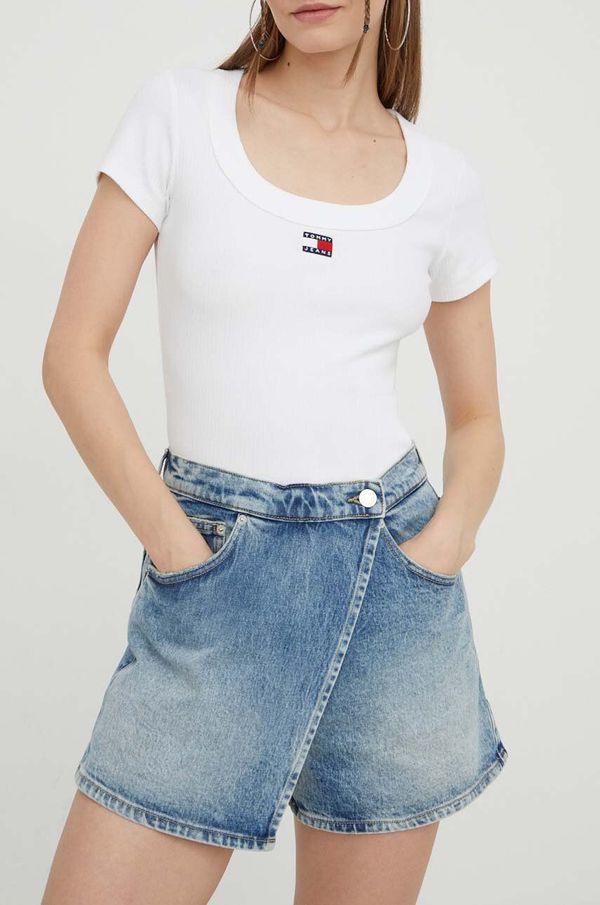 Tommy Jeans Jeans kratke hlače Tommy Jeans ženski