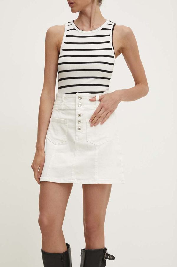 Answear Lab Jeans krilo Answear Lab bela barva