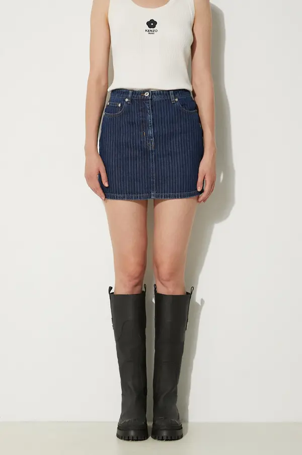 Kenzo Jeans krilo Kenzo Mini Skirt Stripped Jacquard