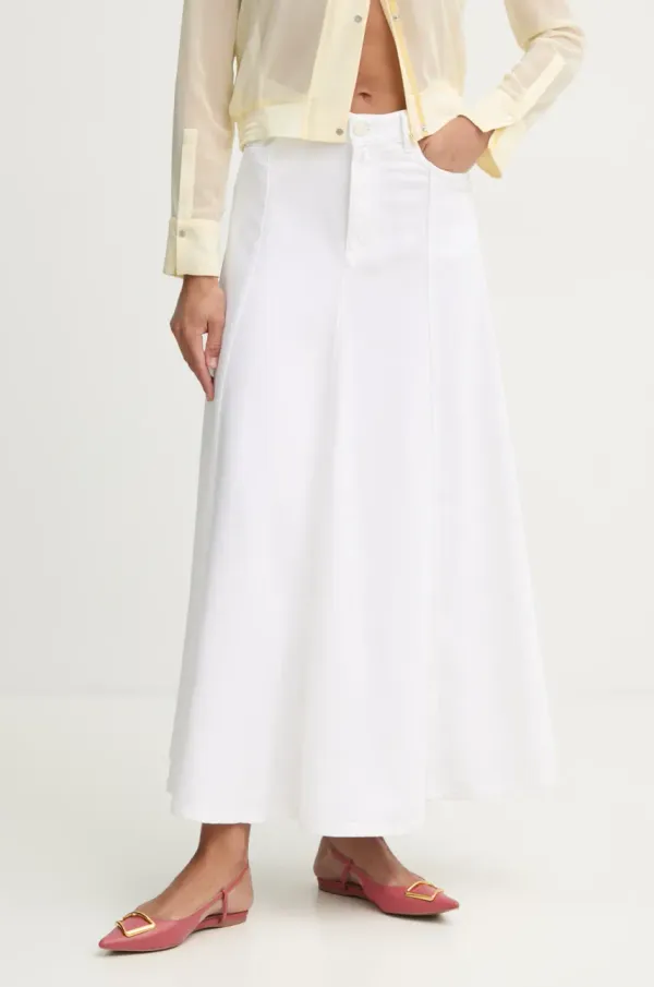 Pinko Jeans krilo Pinko bež barva, 104647 A2DO